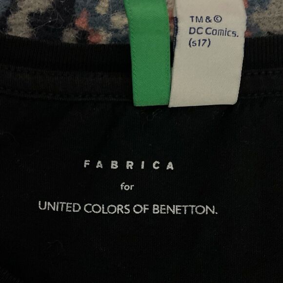 United Colors of Benetton DC Comics Graphic Tee Shirt Superman Black L - Picture 4 of 5